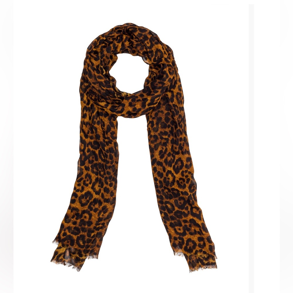 NWOT PATRICIA NASH Leopard Print Scarf